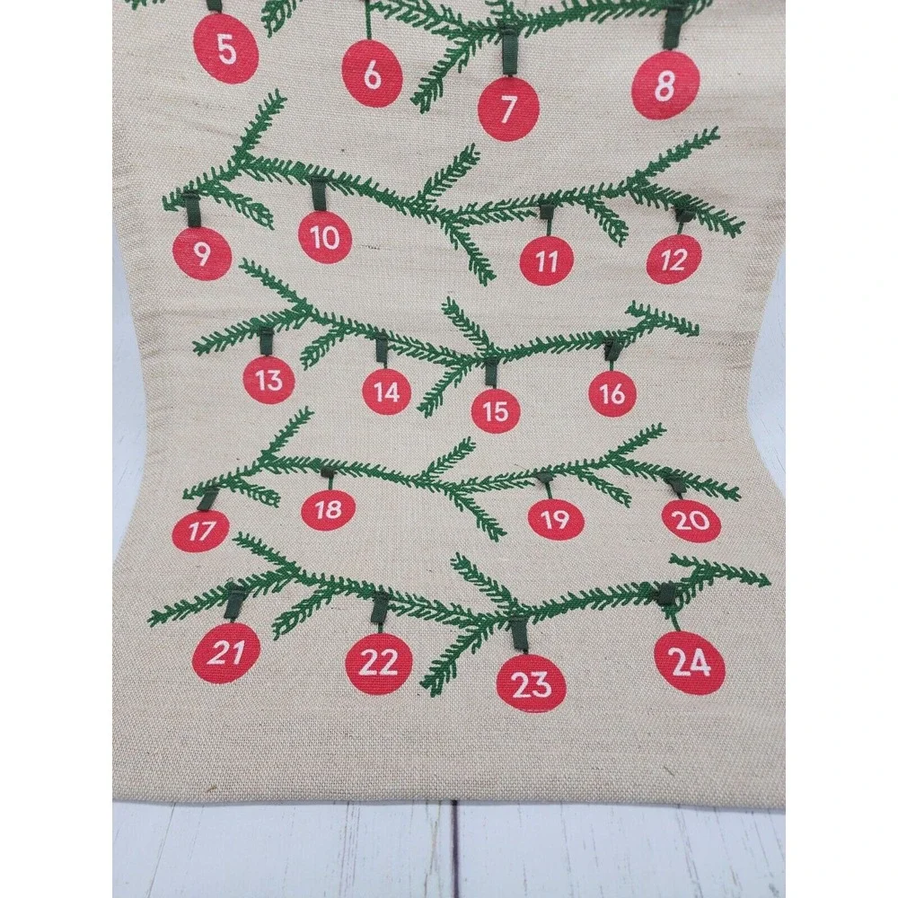 IKEA VINTERFINT Hanging Christmas‎ Advent Calendar 24 Loops (005.608.88) NEW